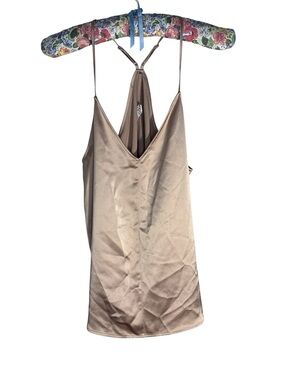SPANX V-neck Racerback Cami Paradise Sand Size X Large Layering Career Suiting
